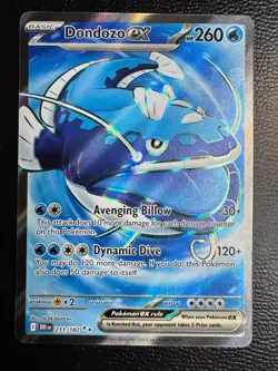 Pokemon TCG Dondozo ex - Ultra Rare SV10: Destined Rivals 211/182 NM - Image 1