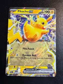 Pokemon TCG Pikachu ex Double Rare SV02: Paldea Evolved 063/193 LP - Image 1