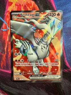 Pokemon TCG Reshiram ex - Ultra Rare SV: White Flare 158/086 NM - Image 1