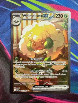 Pokemon TCG Whimsicott ex - Special Illustration Rare SV: White Flare 165/086 NM - Image 1