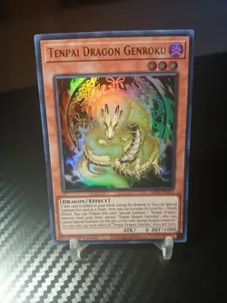 Yugioh! Tenpai Dragon Genroku - INFO-EN019 - Ultra Rare - 1st Edition Near Mint - Image 2