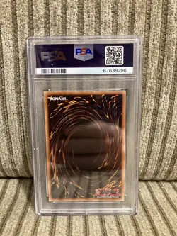 2017 Yu-Gi-Oh! The Dark Side of Dimensions Gold 1st Pandemic Dragon PSA 10 - Image 3