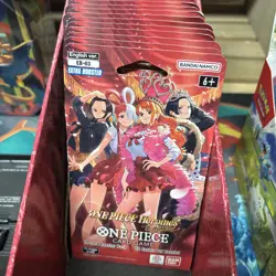 One Piece Card Game EB-03 Heroines Sleeved Booster Pack - Lot of 14 - Sealed - Image 1