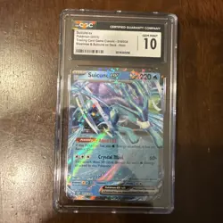Pokemon TCG Suicune EX Classic Collection Trading Card 010/034 CGC 10 Gem Mint - Image 1