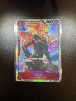 ONE PIECE Card Sanji SR OP10-005 Royal Blood Japanese Foil - Image 1