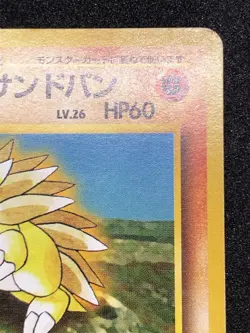 Brock's Sandslash LV.26 No.028 Pokemon Card Game Japanese Old Back - Image 3