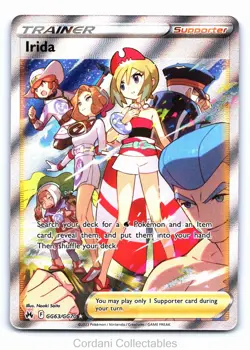 Irida GG63/GG70 - Crown Zenith Galarian Gallery - Pokemon Card - Near Mint - Image 1