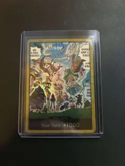 2026 One Piece The Azure Sea's Seven DON!! Card Egghead Gold #OP14 - Image 1