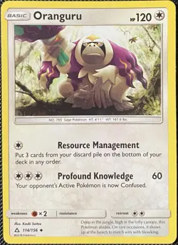 Oranguru 114/156 Sm-Ultra Prism Regular - Pokemon Card - Image 1