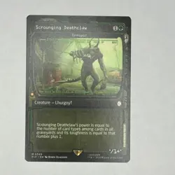 Scrounging Deathclaw - Tarmogoyf (Showcase) 349 NM Normal M UB: Fallout MTG - Image 1
