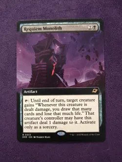 MTG Requiem Monolith (Extended Art) R Edge of Eternities 333 NM - Image 1