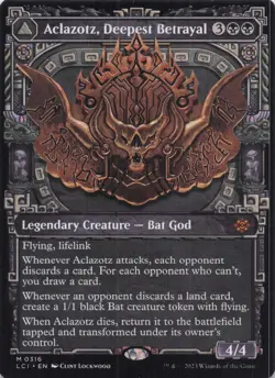 Aclazotz, Deepest Betrayal (Showcase) Ixalan Regular Mythic #316 NM MTG - Image 1