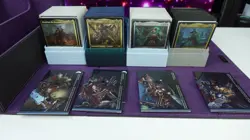 MTG Warhammer 40k Commander Decks Set of 4 Bundle With Case + Sleeves + Deck Box - Image 1