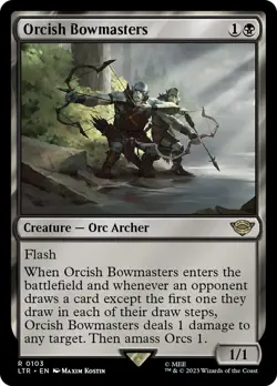 MTG Orcish Bowmasters, LOTR: Tales of Middle Earth #0103 Excellent Condition - Image 1