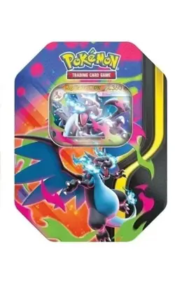 Pokemon TCG Mega Charizard X ex Tins Sealed IN HAND SHIPS NOW - Image 1
