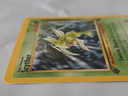 SCYTHER 1999 Pokemon Jungle 1st Edition Non Holo Rare Card #26/64 - Image 3
