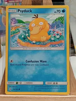 Pokemon TCG Psyduck 26/181 SM Team Up Regular Common NM - Image 1