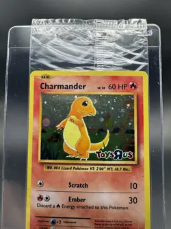 Pokemon Charmander Cosmos Holo #9/108 Toys R Us 2016 Sealed Stamped Evolutions - Image 3