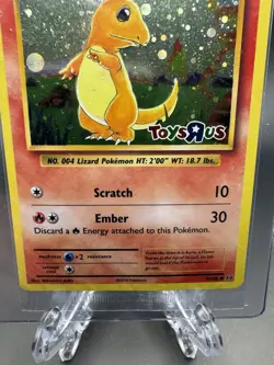 Pokemon Charmander Cosmos Holo #9/108 Toys R Us 2016 Sealed Stamped Evolutions - Image 4