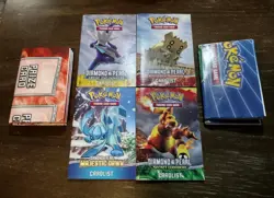 Vintage Pokemon Diamond & Pearl Guidebook/Cardlist Set Of 4 Plus Playmats! - Image 1
