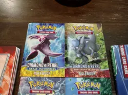 Vintage Pokemon Diamond & Pearl Guidebook/Cardlist Set Of 4 Plus Playmats! - Image 4