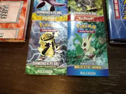 Vintage Pokemon Diamond & Pearl Guidebook/Cardlist Set Of 4 Plus Playmats! - Image 5