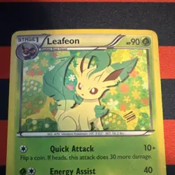 Pokemon Leafeon Promo BW87 Black & White Holo Stage 1 HP90 2013 - Image 2