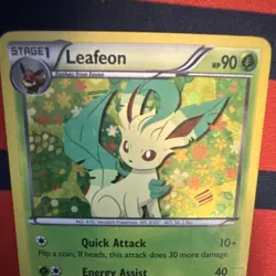 Pokemon Leafeon Promo BW87 Black & White Holo Stage 1 HP90 2013 - Image 5