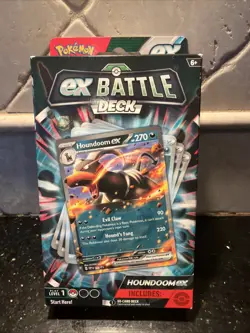 Pokemon 2024 Pokemon TCG Houndoom EX Battle Deck - Image 1