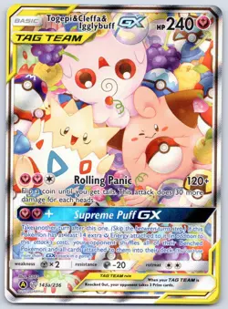 Togepi & Cleffa & Igglybuff GX 143a/236 (NM) - Pokemon TCG - Image 1