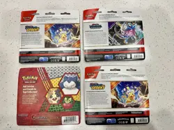 Pokemon Surging Sparks Temporal Forces Chilling Reign 3 Pack Blister Set of 4 - Image 2