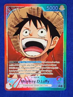 One Piece TCG - Carrying On His Will - Monkey.D.Luffy Leader Alt Art OP13-001 - Image 1