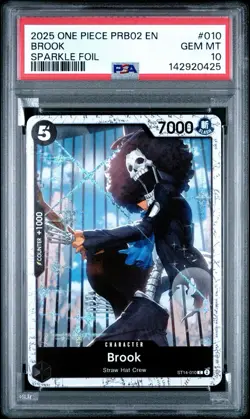 Brook Sparkle Foil ST14-010 Premium Booster Best Vol. 2 One Piece PSA 10 - Image 1