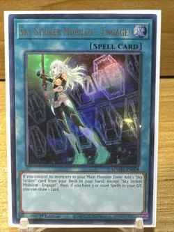 Sky Striker Mobilize - Engage! MAMA-EN009 1st Ultra Rare NM Yugioh Card - Image 1