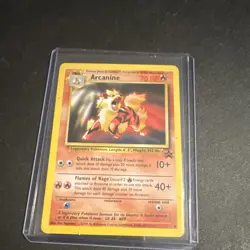 Pokemon Arcanine 06/53 Wotc Promo Card 70 HP Quick Attack Flames of Rage - Image 1