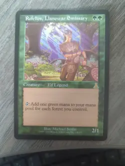 Rofellos, Llanowar Emissary - Light Play MTG Urza's Destiny - Image 1