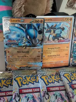 Prismatic Evolutions Lucario & Tyranitar Premium Collection - NO JUMBO CARD - Image 2