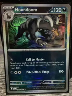 ⭐Houndoom (Poke Ball Pattern) 063/131 Prismatic Evolutions Holo Pokemon⭐ - Image 1