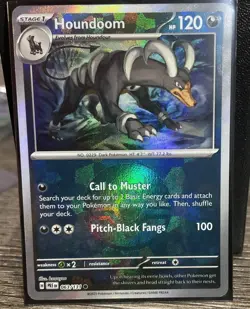 ⭐Houndoom (Poke Ball Pattern) 063/131 Prismatic Evolutions Holo Pokemon⭐ - Image 2