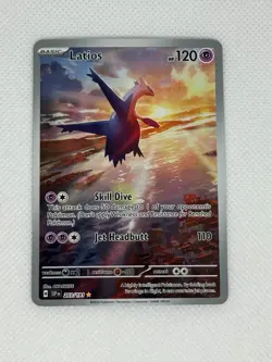 Pokemon TCG Surging Sparks Latios 203/191 Illustration Rare Full Alt Art - Image 1