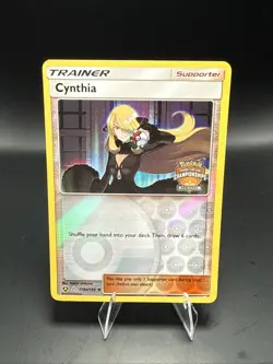 Pokemon Cynthia 119/156 Reverse Holo Regional Championships Stamped - Image 1