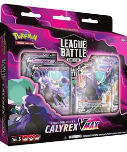 Pokemon TCG Shadow Rider Calyrex Vmax League Battle Deck Box Sealed NIB 820650850424 - Image 1