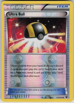 Pokemon TCG Ultra Ball Uncommon Reverse Holo XY - Fates Collide 113/124 - Image 1
