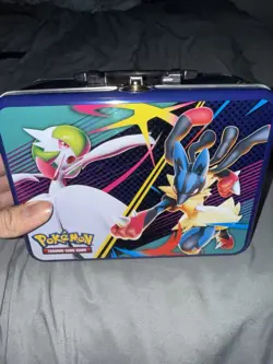 Pokemon TCG Empty Lunch Box Chest Tins Set of 4 And Lot Of Empty Mini Tins - Image 1