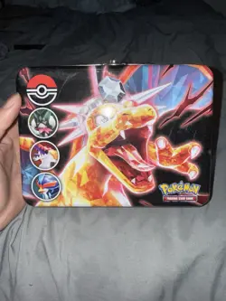 Pokemon TCG Empty Lunch Box Chest Tins Set of 4 And Lot Of Empty Mini Tins - Image 2