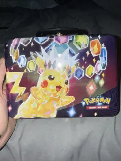 Pokemon TCG Empty Lunch Box Chest Tins Set of 4 And Lot Of Empty Mini Tins - Image 3