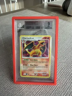 2007 POKEMON DIAMOND & PEARL SECRET WONDERS #3 CHARIZARD-HOLO PSA 9 - Image 1