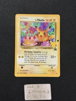 Pokemon 25th Celebrations - Birthday Pikachu - #24 - Classic Collection - MINT - Image 1