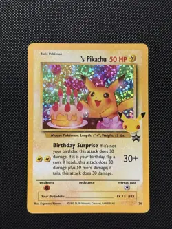 Pokemon 25th Celebrations - Birthday Pikachu - #24 - Classic Collection - MINT - Image 2