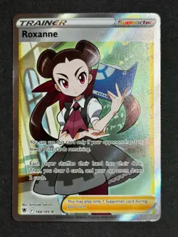 Roxanne 188/189 Full Art Trainer Astral Radiance Pokemon TCG NM/MINT - Image 1